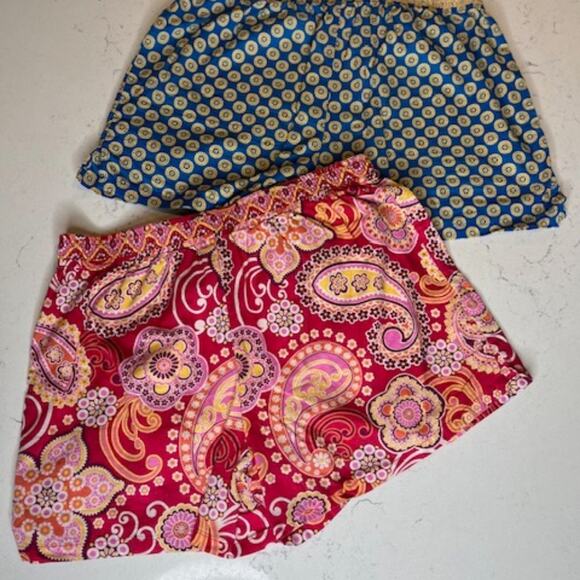 Vera Bradley Pair of Sleep Boxer Pajama Lounge Shorts Sz Small - Picture 3 of 9
